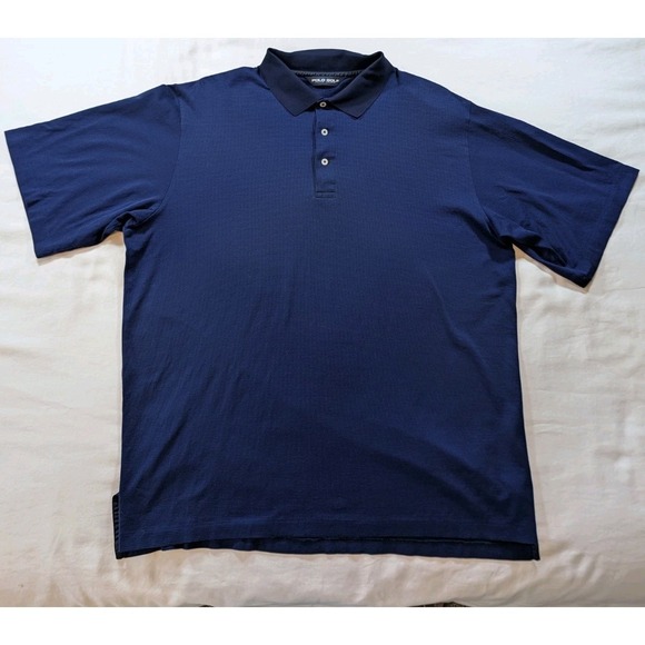 Polo Golf Ralph Lauren Other - POLO GOLF Ralph Lauren Men XL Blue Pima Cotton Short Sleeve Polo Shirt Micro Chk
